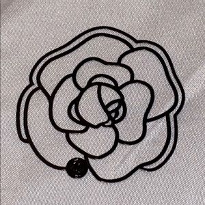 Chanel Camellia Black Paperclip